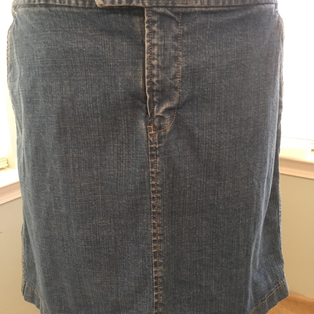 Sonoma stretch jean skirt.